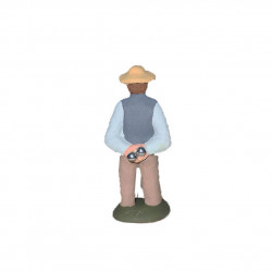 santon Dédé Joueur de petanque 7 cm - Santons Colette -  Santons de Provence