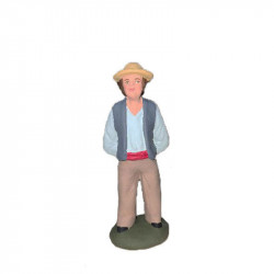 santon Dédé Joueur de petanque 7 cm - Santons Colette -  Santons de Provence