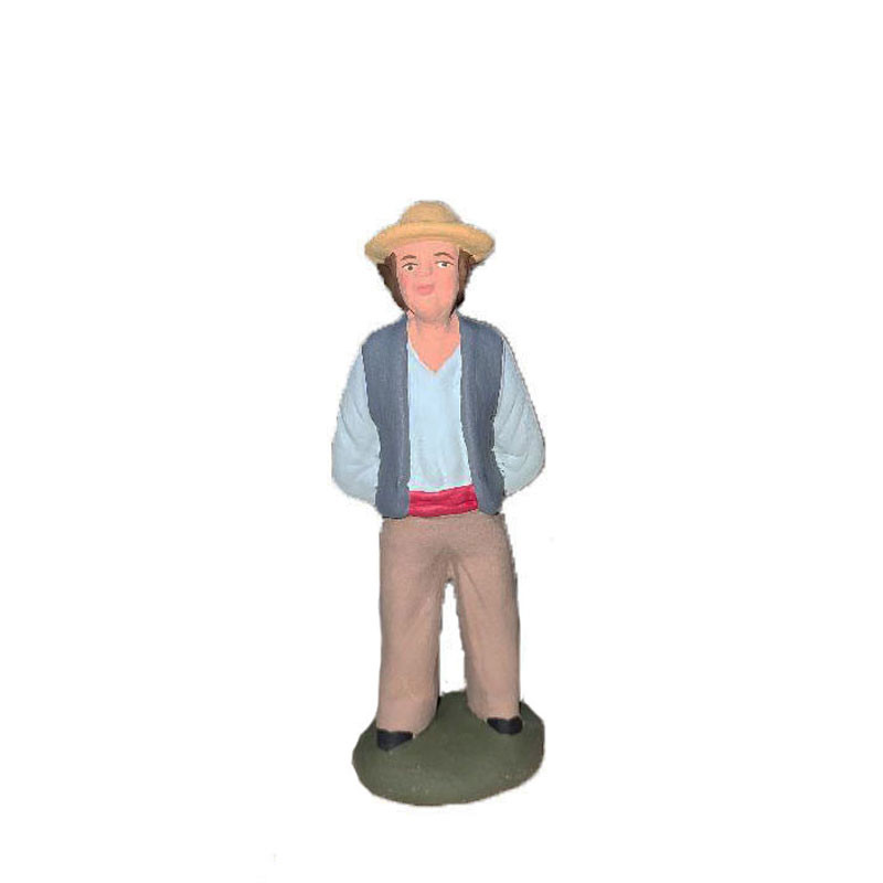 santon Dédé Joueur de petanque 7 cm - Santons Colette -  Santons de Provence