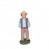 santon Dédé Joueur de petanque 7 cm - Santons Colette -  Santons de Provence