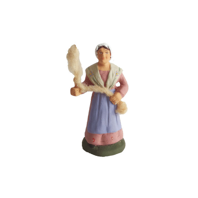 Santon fileuse 9cm - Santons Colette -  Santons de Provence