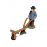Santon laboureur avec charrue 7 cm - Santons Colette -  Santons de Provence