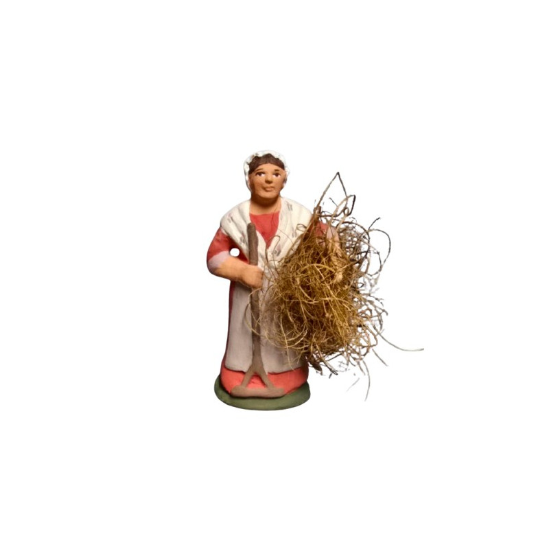Femme au foin 7 cm - Santons Colette -  Santons de Provence