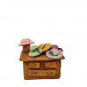 Santon meuble aux chapeaux 7cm
