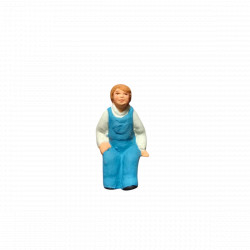 Santon petit garçon à assoir 7cm