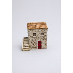 Petite maison avec escalier