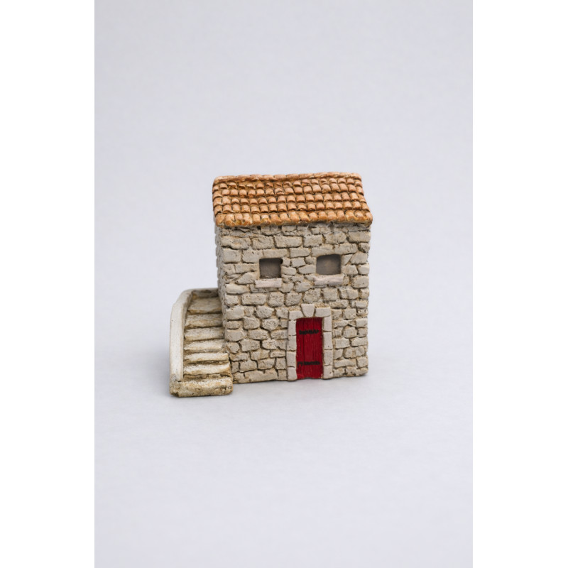 Petite maison avec escalier