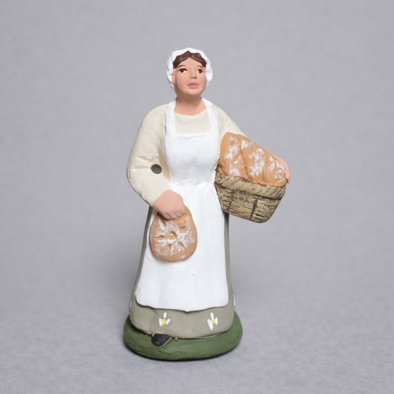 Boulangère 7 cm - Santons Colette -  Santons de Provence